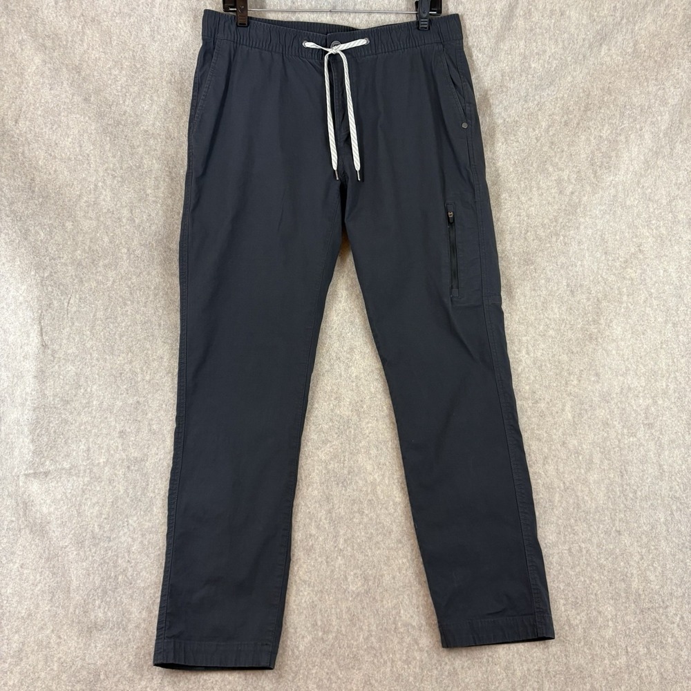 Vuori Ripstop Climber Pants Men L Charcoal Gray Drawstring Hiking V412 33x29